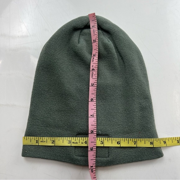 the North Face unisex winter hat green yellow L42-22 - Picture 3 of 3